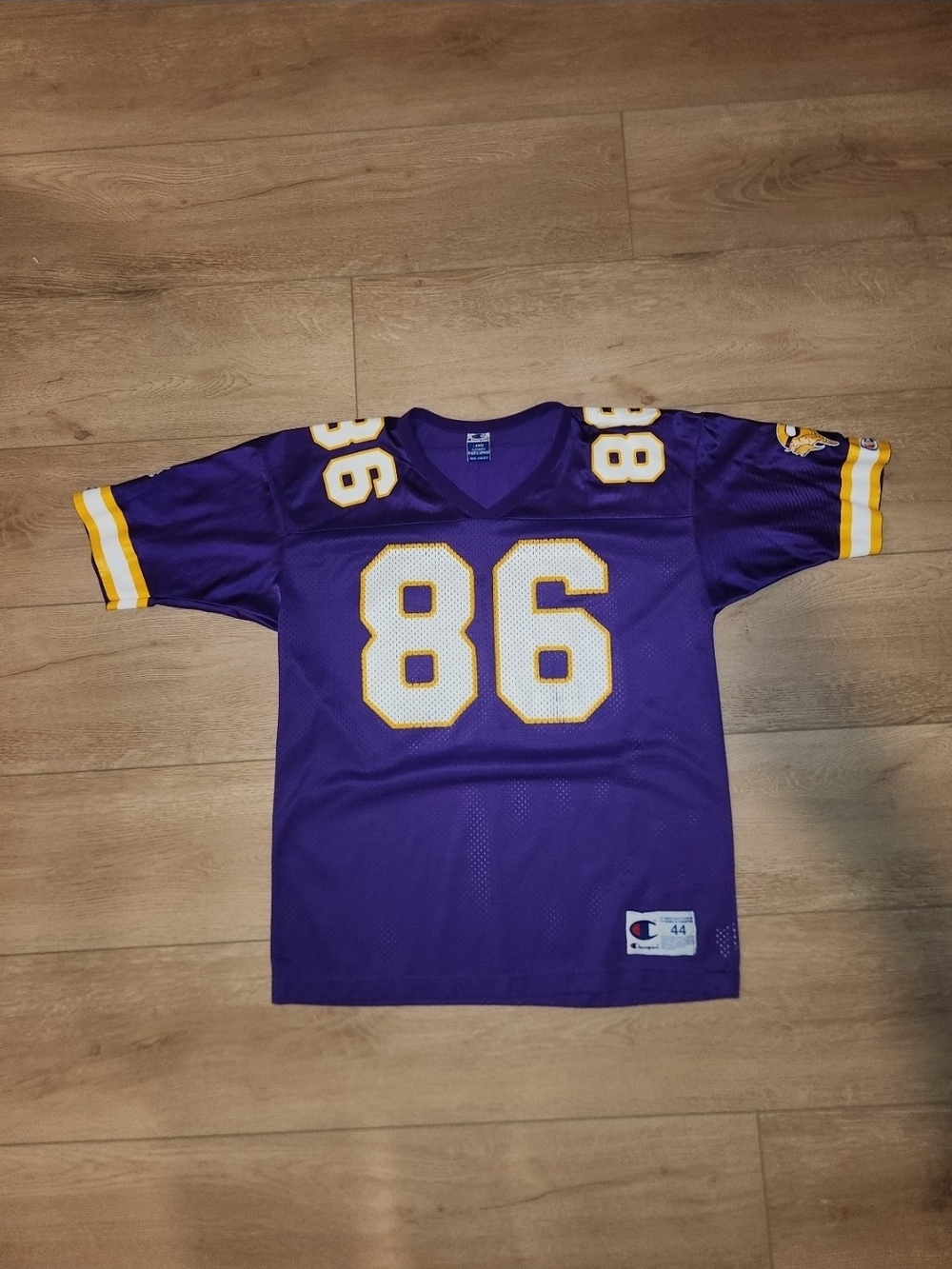 Vintage Y2K Champion Minnesota Vikings Jake Reed Men's Size Large Good Condition
